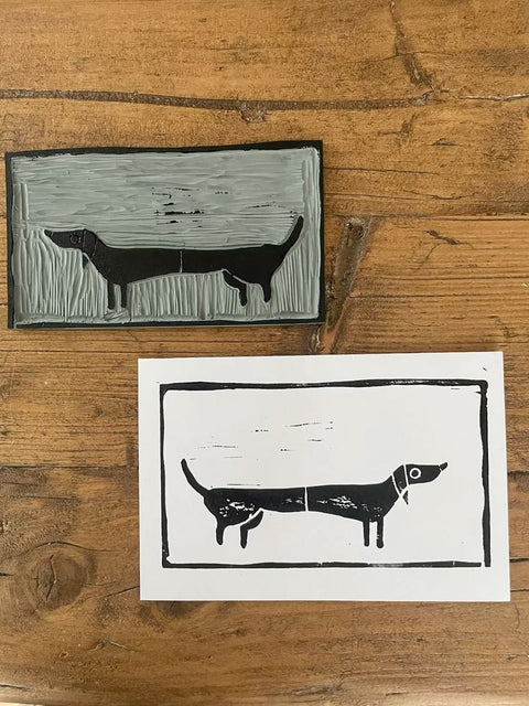 Linocut × Ceramica - (acconto) - Terralenta