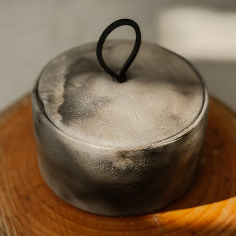 Pit Fired Treasure Jar 3